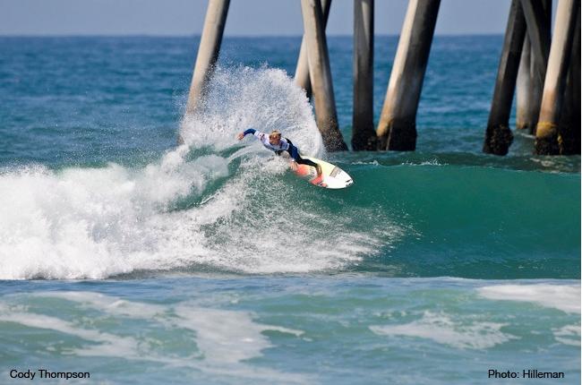 Cody Thompson at the Vans Pier Classic