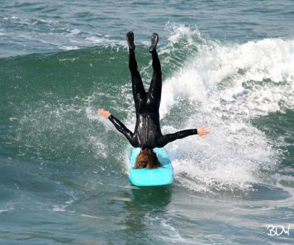 Surfing Headstand