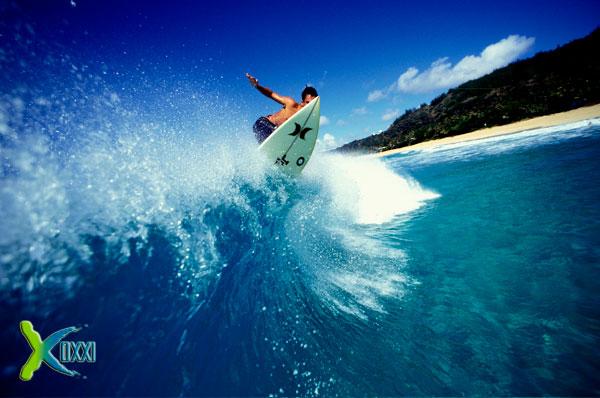 Off that lip in Hawaii