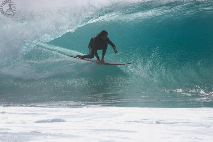 Surfing at La Pared