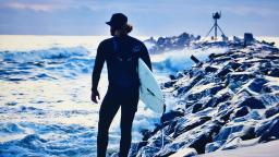 Mana squad winter surfer
