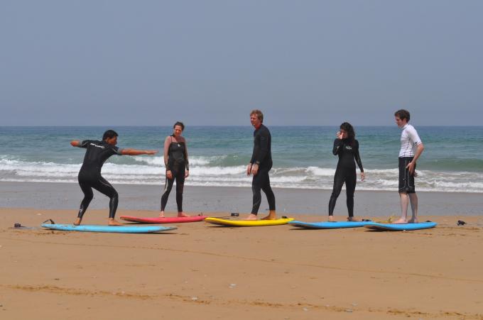 surf courses in Divel's rock