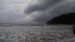 not the best conditions for a surf comp......