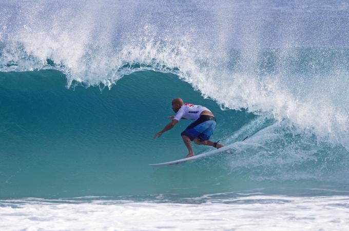 Kelly Slater Barreled at Snapper Rocks