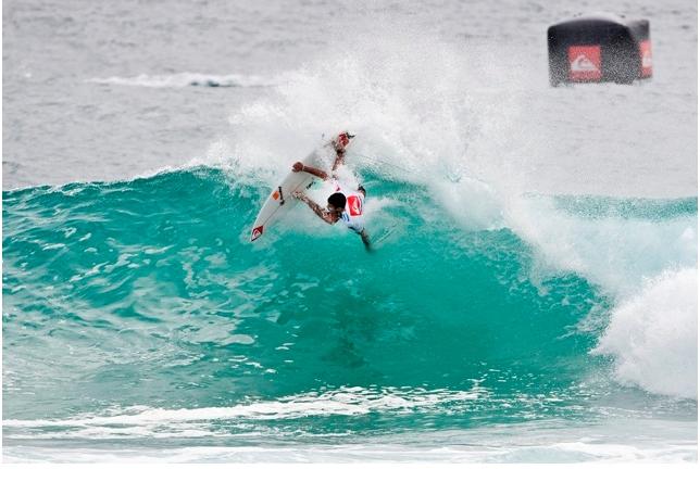 Jeremy Flores at the Quik Pro Snapper