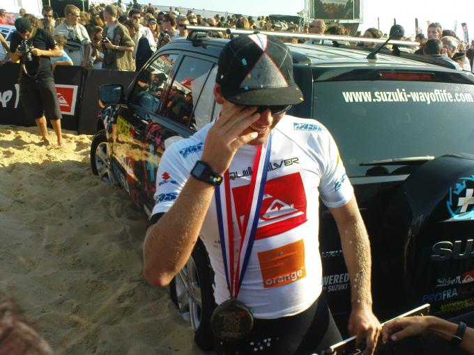 Adrian Buchan at Quiksilver Pro France '08