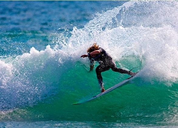 Kai Otton at the Hurley Pro Trestles 2009