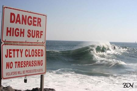 Danger High Surf