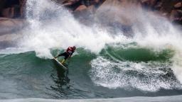 Mick Fanning Competing at the Hang Loose Santa Catarina 2009