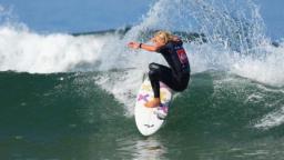 Kai Barger Competing at the Quiksilver World Juniors