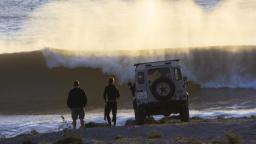 look the big waves