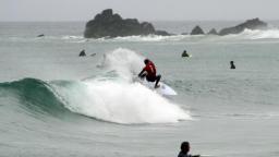Small wave at Porthmeor