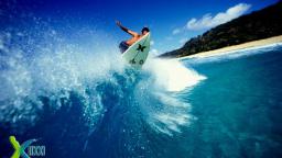 Off that lip in Hawaii