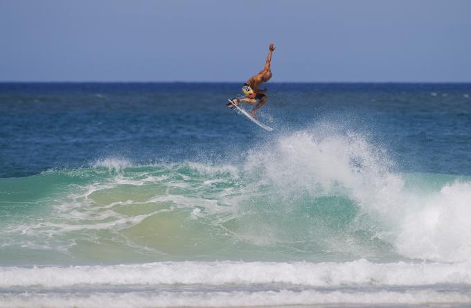 Kelly Slater at Straddie