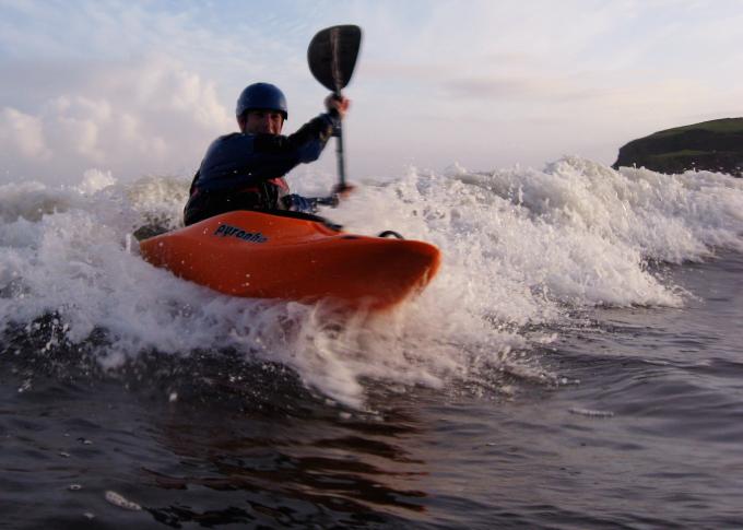 surf kayaker