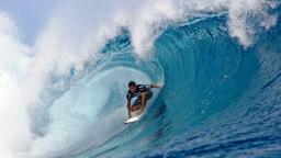Aritz Aranburu Gets a Great Wave at Teahupoo