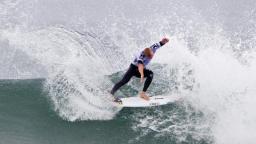 Mick Fanning defending Hurley Pro at Trestles champion