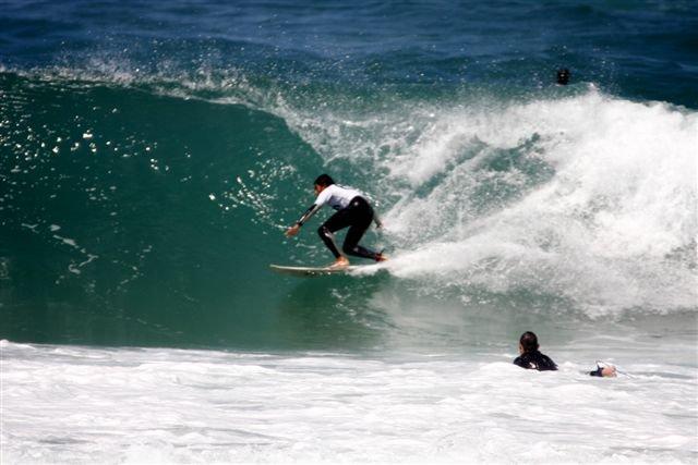 Good waves in south-beach Herzelia (Israel)