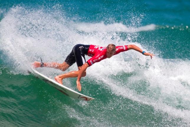 Owen Wright in small waves at Narrabeen