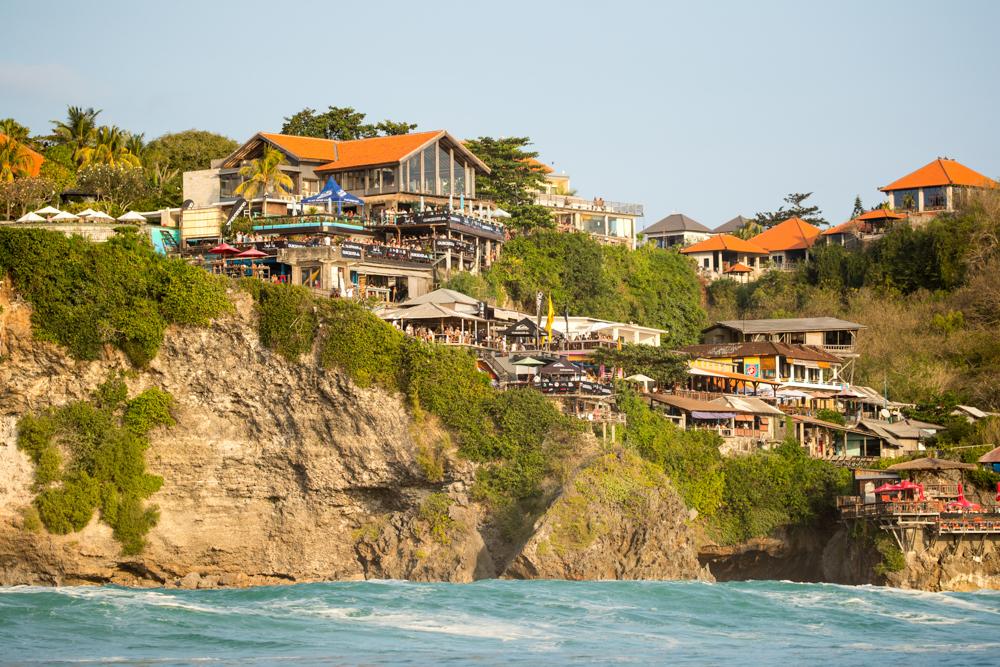 The cliffs at Uluwatu