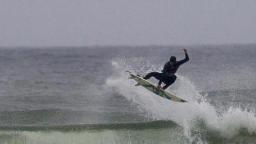Peter Devries at the O'Neill Cold Water Classic at Cox Bay