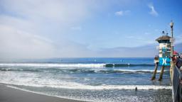 Lineup at Huntington Beach