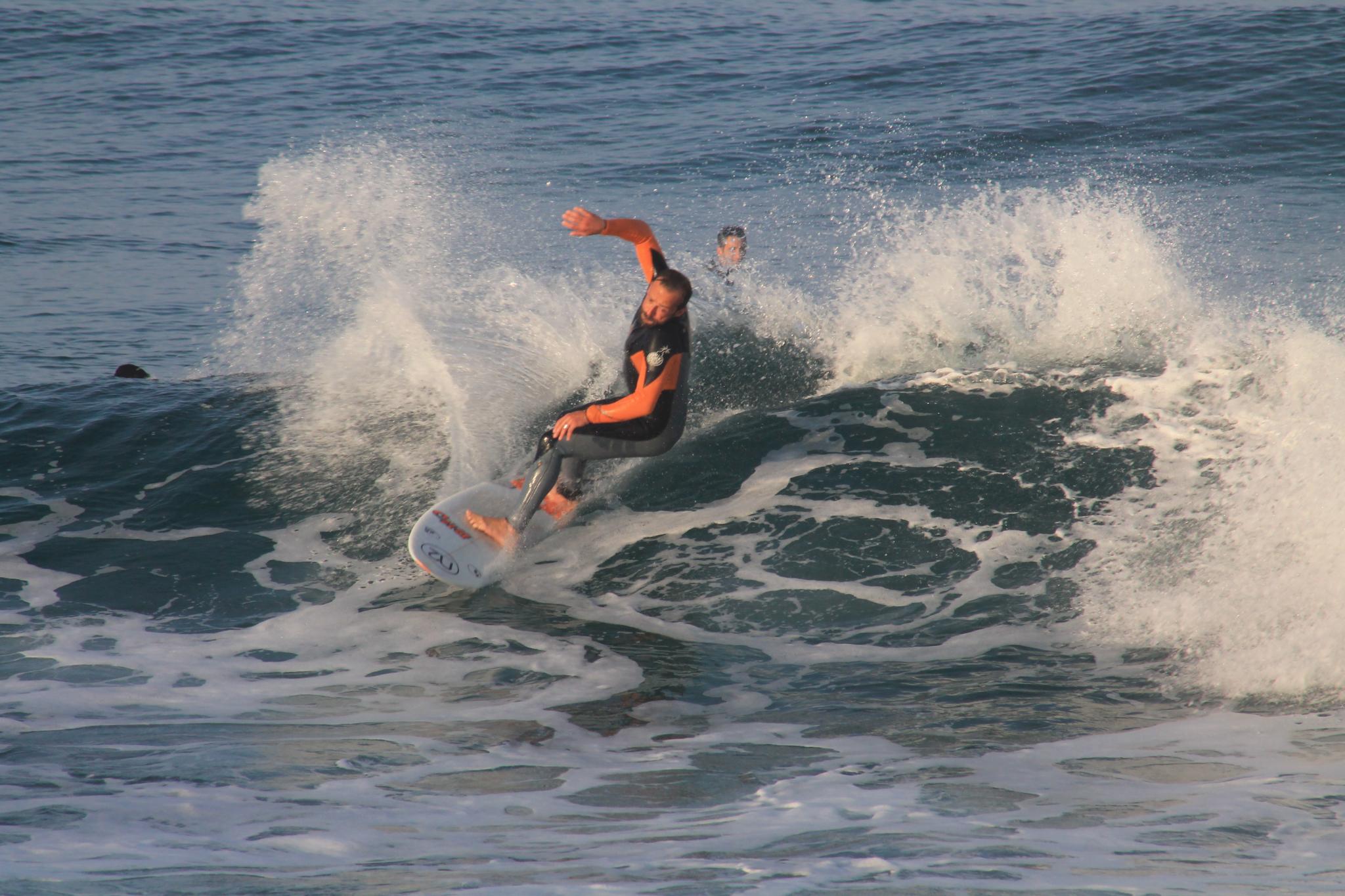 Surf at Caparica in Portugal