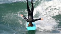 Surfing Headstand