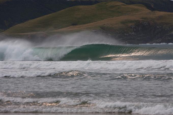 Clean Barrel on NZ South Island