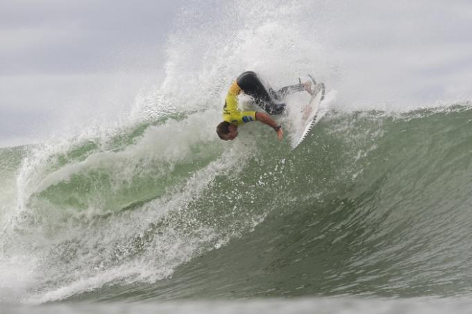 Drew Courtney Competes at Rip Curl Pro Search Lagido 