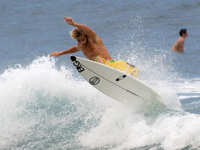Domes beach surfer