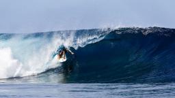 Ben Dunn at the Billabong Pro Teahupoo