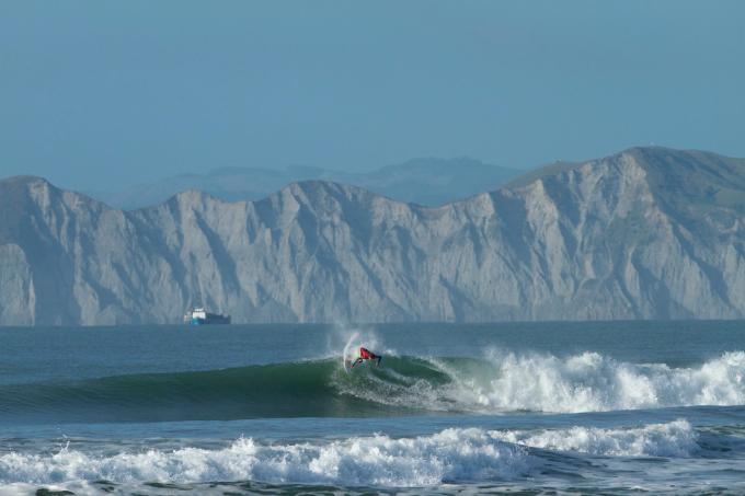 Dave Vlug at Gizzy Pipe Gisborne