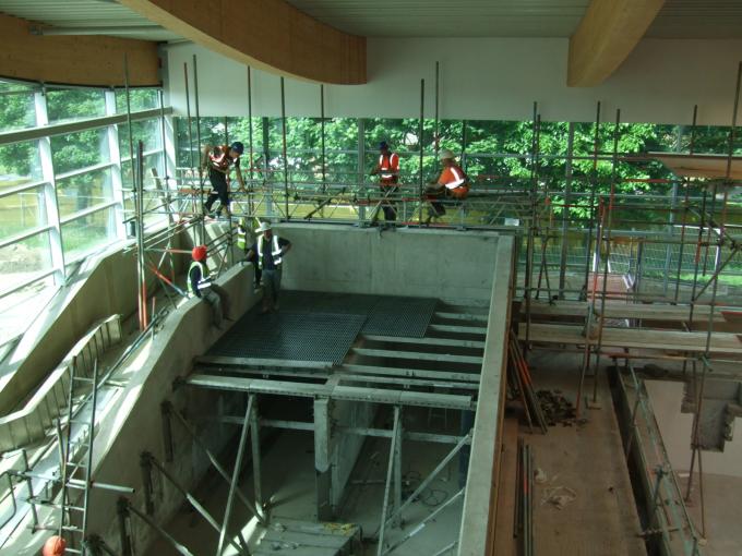 Flowrider being built 8