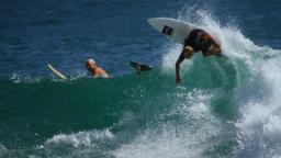 Young kid, ripping at Snapper Rocks