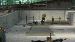 Flowrider being built 3