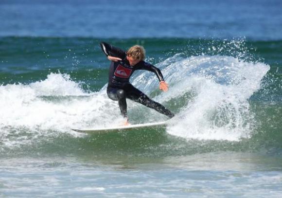 Dane Zaun Competing at the Quiksilver World Juniors