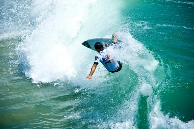 Jonathan Gonzalez at the US Open of Surfing