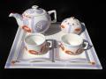 Surf Teapot + Cup & Saucer 