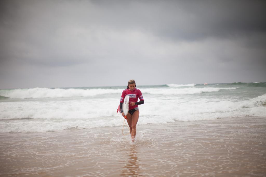 Pauline Ado Exits the Surf