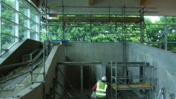 Flowrider being built 5