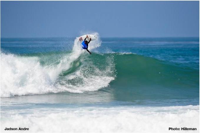 Jadson Andre surfs well at Lower Trestles