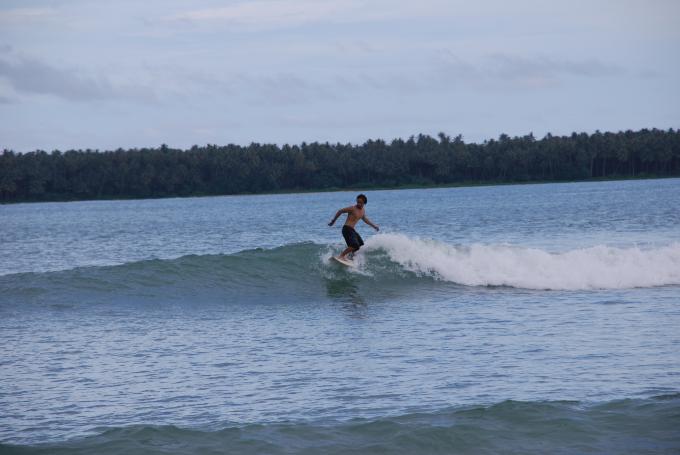 Surf in Lagundri Beach Nias Island
