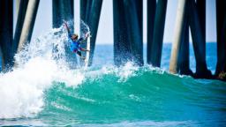Evan Geiselman infront of the Pier