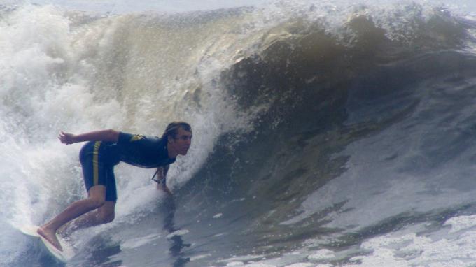 surfing at turners