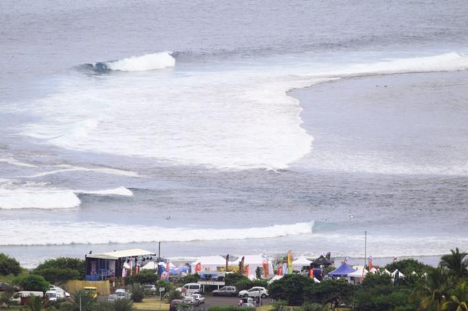 Main venue of the inaugural Yop Reunion Surf Pro Junior