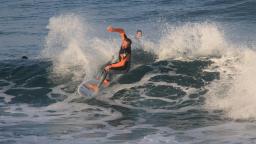 Surf at Caparica in Portugal