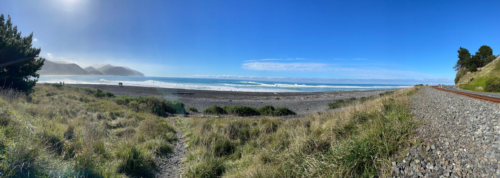 View round the point at Mangamanunu