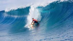 Dane Reynolds Drops in at Teahupoo, Tahiti