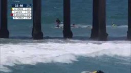 Crews Goes Big In Surf City